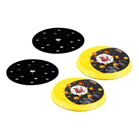 Mirka Abranet Set: Backing Pads 150mm - Grip - Soft - 2pcs. (2x 8292605031)