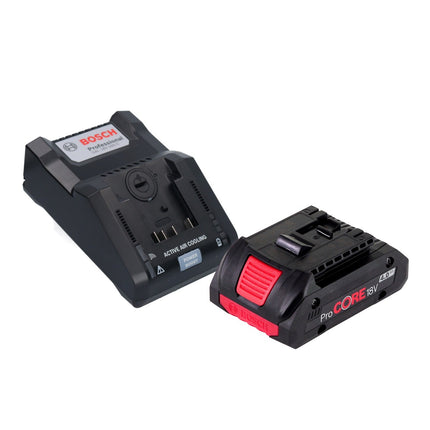 Bosch GCM 18V-216 Professional Akku Kappsäge Gehrungssäge 18 V 216 mm BITURBO Brushless + 1x ProCORE Akku 4,0 Ah + Ladegerät
