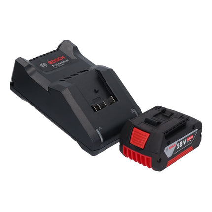 Bosch GWX 18V-10 Meuleuse d'angle sans fil Professional 18 V 125 mm X-LOCK Brushless + 1x Batterie 5,0 Ah + Chargeur + L-Boxx