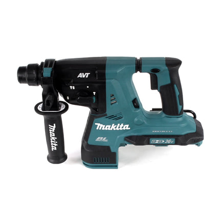 Akumulatorowa młotowiertarka Makita DHR 280 CTJ 36 V ( 2x 18 V ) 2,8 J SDS-plus Brushless + 2x akumulator 5,0 Ah + podwójna ładowarka + Makpac