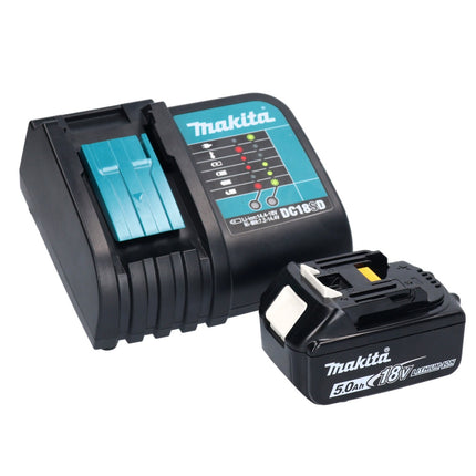Makita DTD 152 STX5 Cordless Impact Driver 165Nm 18V + 1x Battery 5.0Ah + Charger + Case + Set of 101 accessories