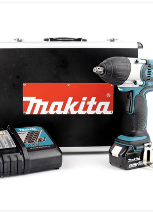 Makita DTW 450 RF1E 18V Li-ion Akku-Schlagschrauber + 1x Makita BL1830 B Akku + DC18RC Lader + Alu universal Koffer - Toolbrothers