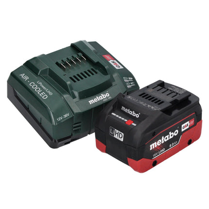 Metabo NP 18 LTX BL 5.0 Akku Blindnietpistole 18 V 10 kN Brushless + 1x Akku 8,0 Ah + Ladegerät + metaBOX