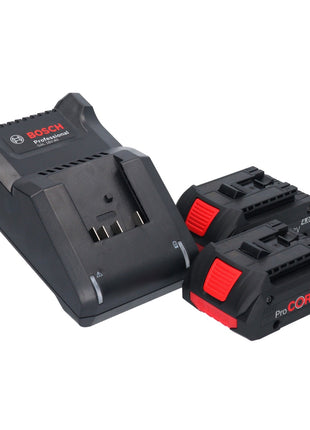 Amoladora angular a batería Bosch GWS 18V-7 Professional 18 V 125 mm 22,23 mm sin escobillas + 2x batería ProCORE 4,0 Ah + cargador + L-Boxx