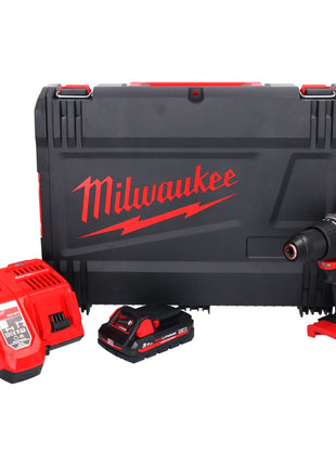 Milwaukee M18 BLPD2-301X Akku Schlagbohrschrauber 18 V 82 Nm Brushless + 1x Akku 3,0 Ah + Ladegerät + HD Box - Toolbrothers