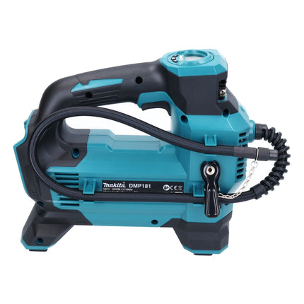 Makita DMP18ZJ Cordless Inflator 11,1 bar 18V + Makpac Case - without battery, without charger