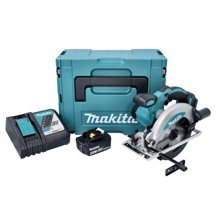 Sierra circular de batería Makita DSS 610 RM1J 18 V 165 mm + 1x batería 4,0 Ah + cargador + Makpac