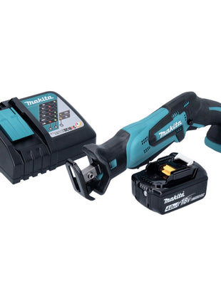 Makita DJR 185 RM1 cordless Recipro reciprocating saw 18 V + 1x battery 4.0 Ah + charger