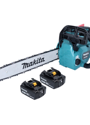 Tronçonneuse à batterie Makita DUC 406 TB 36 V (2x 18 V) 40 cm sans balais + 2x batterie 5,0 Ah - sans chargeur