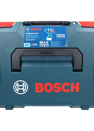 Clé à chocs rotative sans fil Bosch GDS 18V-1050 H 18 V 1050 Nm 3/4" Biturbo brushless + 2x batterie ProCORE 8,0 Ah + chargeur + L-Boxx (06019J8502)