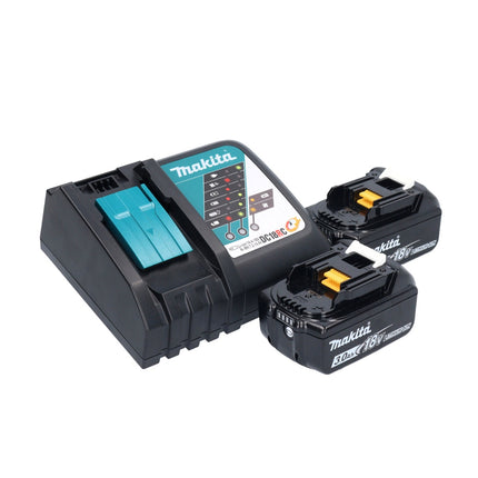 Makita DCF203F1 Cordless Fan 14.4V - 18V + 2x Batteries 3.0 Ah + Charger