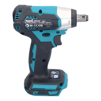 Makita DTW 181 RF1 cordless impact wrench 18 V 210 Nm 1/2" brushless + 1x rechargeable battery 3.0 Ah + charger
