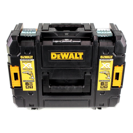 Atornillador para paneles de yeso a batería DeWalt DCF 620 P2K 18 V 30 Nm sin escobillas + 2 baterías 5,0 Ah + cargador + cargador + TSTAK