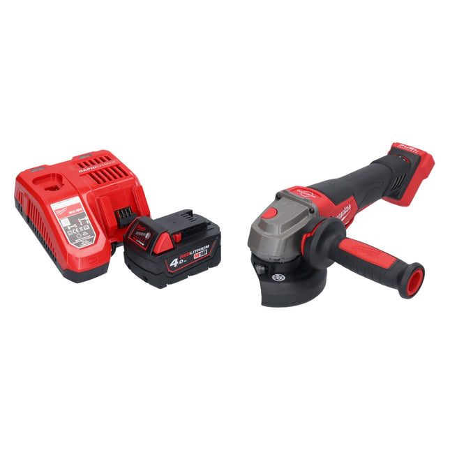 Milwaukee M18 FSAGV115XPDB-401 Angle Grinder 115 mm 18V Brushless + 1x Battery 4.0 Ah + Charger