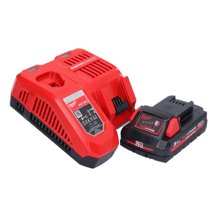 Milwaukee M18 BBL-301 akumulatorowa dmuchawa 18 V + 1x akumulator 3,0 Ah + ładowarka