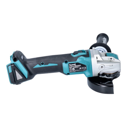 Makita DGA 521 RT1X1 Akku Winkelschleifer 18 V 125 mm X-LOCK Brushless + 1x Akku 5,0 Ah + Ladegerät