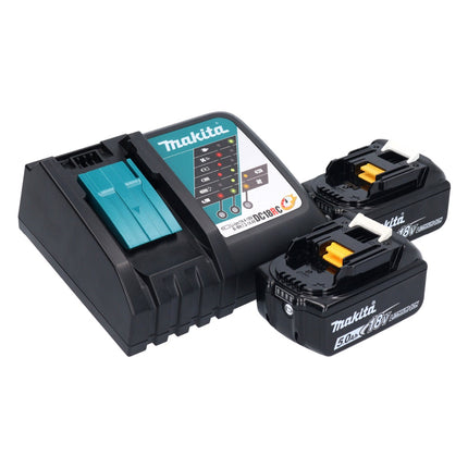 Makita DTW 285 RT Akku Schlagschrauber 18 V 280 Nm 1/2" Brushless + 2x Akku 5,0 Ah + Ladegerät