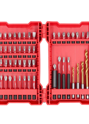 Milwaukee Shockwave Bit und Bohrer Set 1/4" 49 tlg. ( 4932472057 ) Schlagfest für Schlagschrauber - Toolbrothers