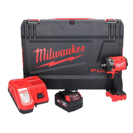 Milwaukee M18 FIW2F38-501X Avvitatore a impulsi a batteria 18 V 339 Nm 3/8 " Brushless + 1x batteria ricaricabile 5,0 Ah + caricatore + scatola HD