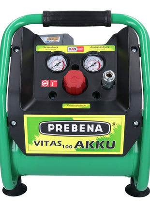 Prebena VITAS 100-AKKU Kompressor 18 V 5 l 8 bar CAS Brushless Solo - ohne Akku, ohne Ladegerät - Toolbrothers