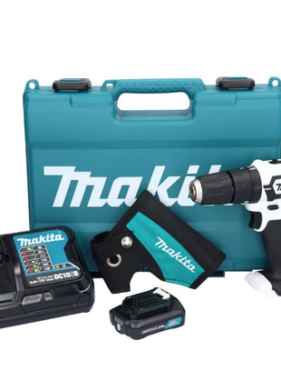 Makita HP 333 DSAW Perceuse-visseuse à percussion sans fil 12 V 30 Nm Wei + 1x batterie 2,0 Ah + chargeur + étui + coffret