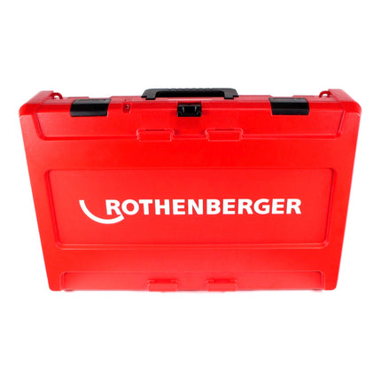 Rothenberger ROMAX 4000 zaciskarka akumulatorowa 18 V elektrohydrauliczna + 1x akumulator 10,0 Ah CAS + walizka - bez ładowarki