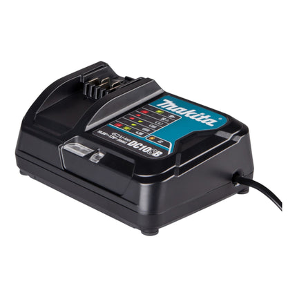 Taladro angular sin cable Makita DA 332 DSYJ 12 V máx. 12 mm + 2x batería recargable 1,5 Ah + cargador + Makpac