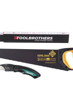 Do-it-yourselfer Starter Set: Foxtail - Locksmith's Hammer - Hammer - Folding knife - Folding ruler (14 pcs.) - Screwdriver Set (8 pcs.) + Case