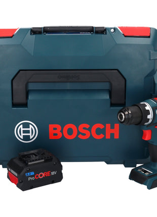 Bosch GSR 18V-90 C Taladro atornillador inalámbrico profesional 18 V 64 Nm sin escobillas + 1x batería ProCORE 8,0 Ah + L-Boxx - sin cargador