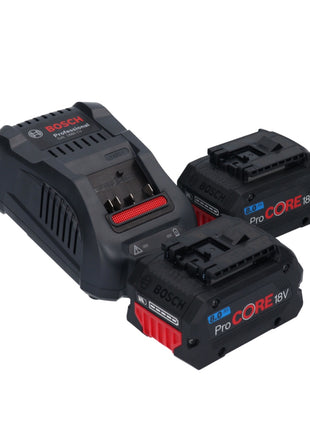 Bosch GKS 18V-57-2 Sierra circular de batería profesional 18 V 165 mm sin escobillas + 2x batería ProCORE 8,0 Ah + cargador + L-Boxx