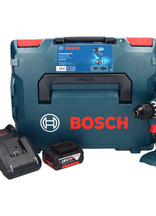 Bosch GSR 18V-45 Perceuse-visseuse sans fil 18 V 45 Nm Brushless + 1x Batterie 5,0 Ah + Chargeur + Coffret L-Boxx
