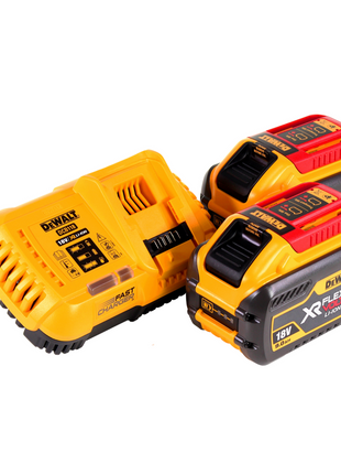 DeWalt Starter Set 54V / 18V - 2x Batterie da 9,0 Ah + Caricabatterie DCB 118 X2 FlexVolt