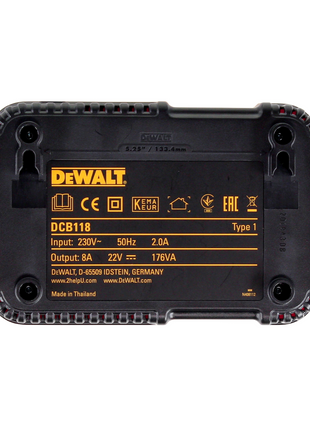 DeWalt Starter Set 54V / 18V - 2x Batterie da 9,0 Ah + Caricabatterie DCB 118 X2 FlexVolt