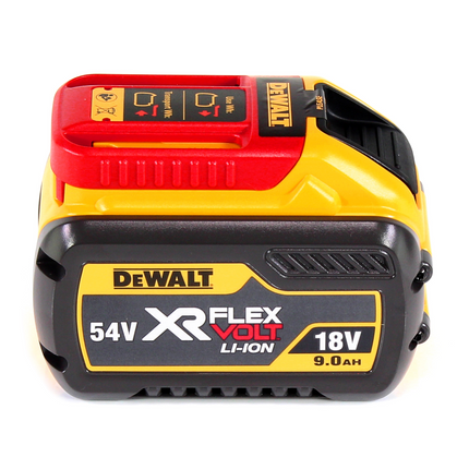 DeWalt Starter Set: 1x Charger DCB 118 X1 FlexVolt 54 V / 18 V + 1x Battery 9.0 Ah