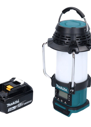 Makita DMR 055 F1 Cordless Radio FM 360° 18V + 1x Battery 3.0Ah - without charger