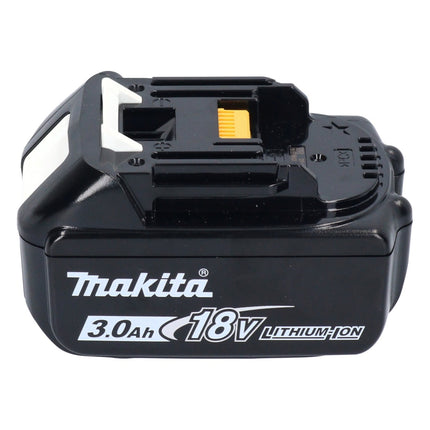 Makita DTM 52 F1JX4 cordless multifunction tool 18 V Starlock Max Brushless + 1x rechargeable battery 3.0 Ah + accessory set + Makpac - without charger