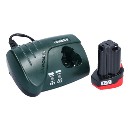 Metabo PowerMaxx BS Cordless Drill Screwdriver 34 Nm 12V + 1x Battery 2.0 Ah + Charger + Bag (600079500)