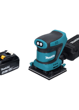 Makita DBO 480 M1 Akku Schwingschleifer 18 V 112 x 102 mm + 1x Akku 4,0 Ah - ohne Ladegerät
