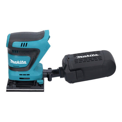 Makita DBO 480 RM cordless orbital sander 18 V 112 x 102 mm + 2x rechargeable battery 4.0 Ah + charger