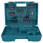 Makita maletín de transporte taladro perforador de 74 piezas para taladro atornillador a batería de 18 V DDF y taladro atornillador de percusión DHP