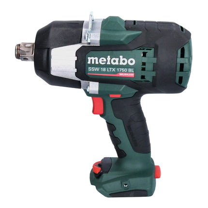 Metabo SSW 18 LTX 1750 BL Atornillador de impacto a batería 18 V 1750 Nm 3/4" sin escobillas + 1x batería 10,0 Ah + cargador + metaBOX