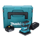 Makita DBO480G1J Cordless Finishing Sander 112 x 102mm 18V + 1x Battery 6.0Ah + Case - without Charger