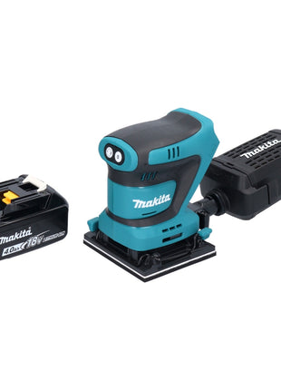 Makita DBO 481 M1 Cordless orbital sander 18 V 112 x 102 mm + 1x rechargeable battery 4.0 Ah - without charger