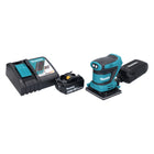 Makita DBO481RT1 Cordless Finishing Sander 112 x 102mm 18V + 1x Battery 5.0Ah + Charger