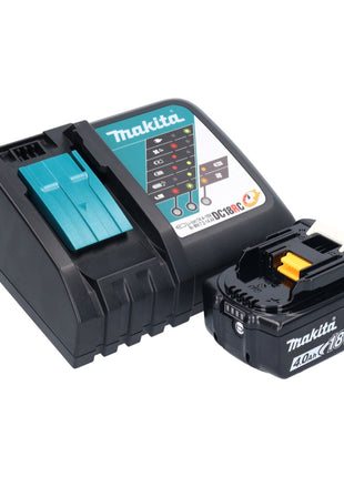 Makita DBO 480 RM1J Levigatrice orbitale a batteria 18 V 112 x 102 mm + 1x batteria ricaricabile 4,0 Ah + caricabatterie + Makpac