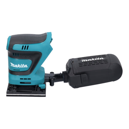 Makita DBO 481 T1J cordless orbital sander 18 V 112 x 102 mm + 1x rechargeable battery 5.0 Ah + Makpac - without charger