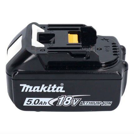 Makita DTD152F1X1 Visseuse à percussion sans fil 165Nm 18V 1/4" + 1x Batterie 5,0Ah + Coffret + Set d'accessoires, 74 pcs. - sans chargeur