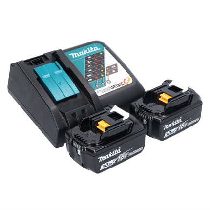 Makita DTD156RFX1 Cordless Hammer Drill 155Nm 18V 1/4" + 2x Batteries 3.0Ah + Charger + Case + Accessory Set, 74 pcs.