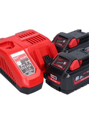 Sega a sciabola a batteria Milwaukee M18 BSX-802 18 V + 2 batterie da 8,0 Ah + caricabatterie