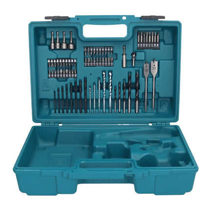 Makita DTD 156 SY1X1 Llave de impacto a batería 18 V 155 Nm 1/4" + 1x batería 1,5 Ah + cargador + set de accesorios 74 piezas + estuche